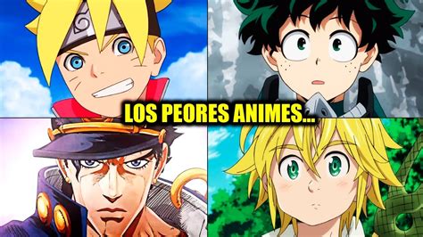 pesoree|peores animes.